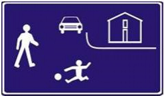 dopravní značka "Obytná zóna"