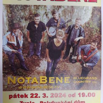 22.3. od 19:00 opět v Polydomě vystoupí skupina NOTA BENE